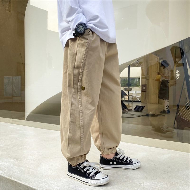 Korean Style Boys' Loose Overalls