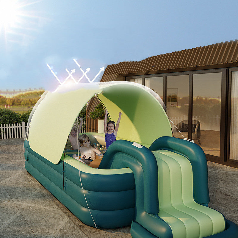Automatic Shade Pool with Folding Bucket