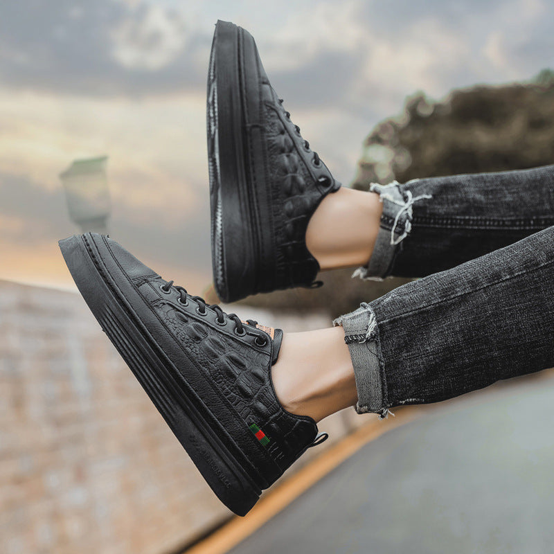 Trendy Men's Flat Skate Shoes