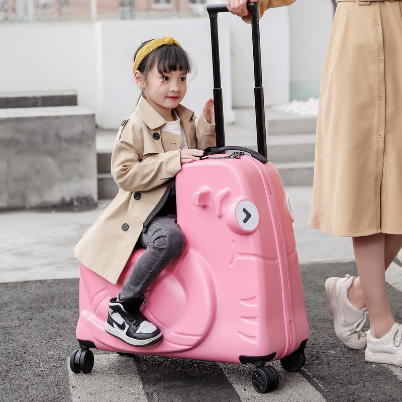 Sit-on Trolley Suitcase
