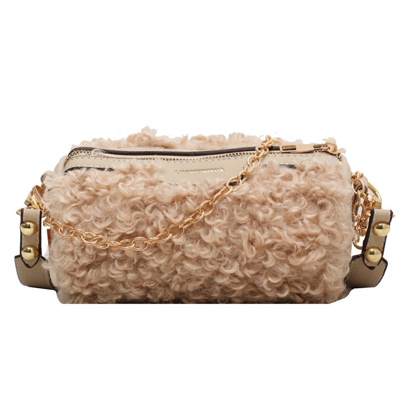 Lamb Plush Duffel Bag